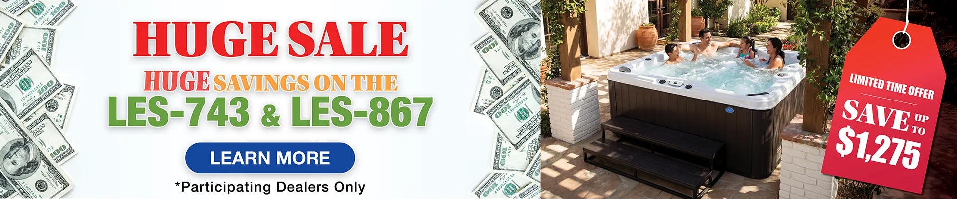 Calspas hot tub being used in a family setting - Rancho Cordova